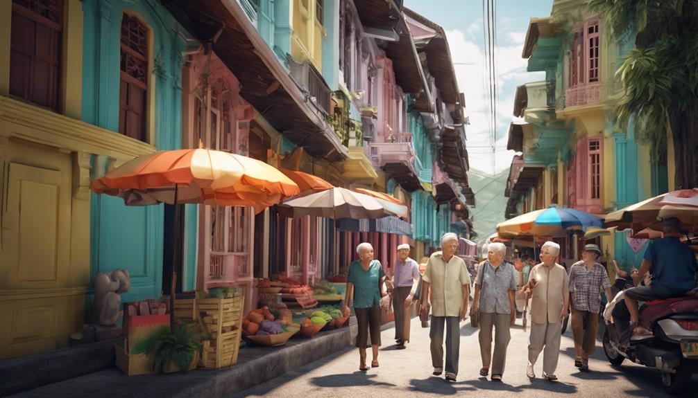 senior tourists in malaysia